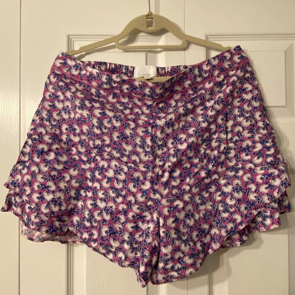 NWT Large flowy stretch waste Anthropologie shorts